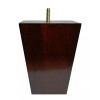Elegent Upholstery 5" Tall Leg Walnut Tapered Threaded Bolt Sofa/Couch/Cha
