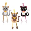 Baker Ross FE396 Cat Craft Bead Hanging Decoration Kits -