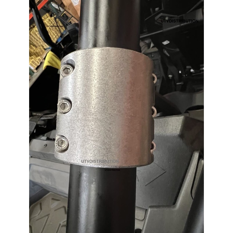 UTVDistribution Steel 1-1/2" Tube Clamps - Universal Roll Cage Mounts