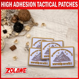 Zolawe If The Stars to Made to Worship, So Will I Patch, 3 Inches Sew On Iron On Patches God Embroidery Patches for Clothes Backpacks Hats Jeans Bag, Bible Embroidered Patches, DIY Patch for Christian