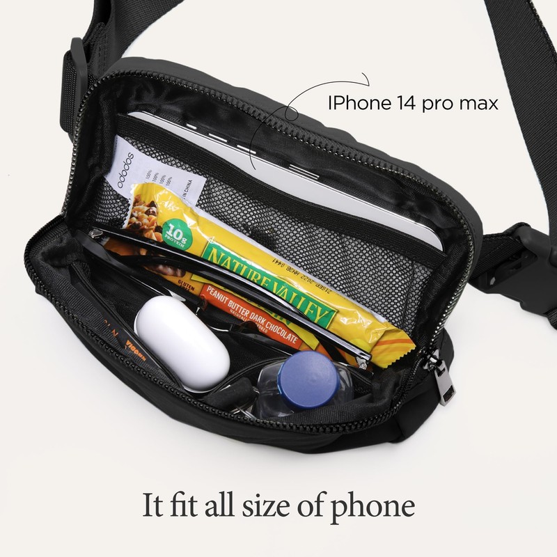 FIREYUN Unisex Mini Belt Bag ＆ Fanny Pack for womenwith