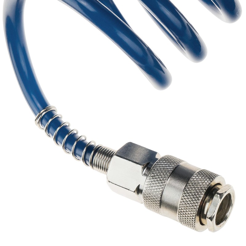 Compressed Air Hose SP-PE 10 m, Flexible Spiral Hose 5/8