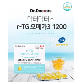 Doctor Doctors [Doctor Doctors] Altige Omega 3 1200 1301.2mg x 90 capsules 3 months supply (multiple purchases) / [닥터닥터스] 알티지 오메가3 1200 1301.2mg x 90캡슐 3개월분 (복수구매)