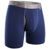 2UNDR Swing Shift Boxer Brief 3 Pack (Black/Grey/Navy, X-Large)