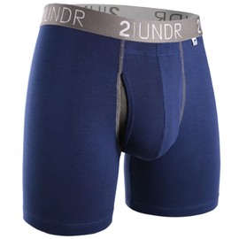 2UNDR Swing Shift Boxer Brief 3 Pack (Black/Grey/Navy, X-Large)