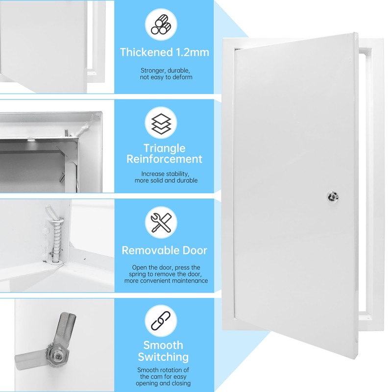 Thicken 1.2mm Drywall Access Panel, 14 x 29 Inch Access