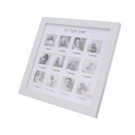 Newborn Monthly Photo Frame, Baby First Year Photo Frame, Monthly Photo Frame for 12 Months Newborn for Baby Growth Records, Baby Keepsake