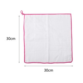 WDEC Pack of 10 Bamboo Dishcloths, Kitchen Towels for Cleaning, Absorbent and Machine Washable, Tea Towels, Environmentally Friendly, Very Absorbent, Thick Cleaning, 30 x 30 cm