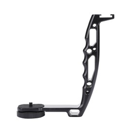 Aluminum Alloy L Bracket Extended Single Handle Grip for Zhiyun Crane 2 DJI Ronin S Gimbal