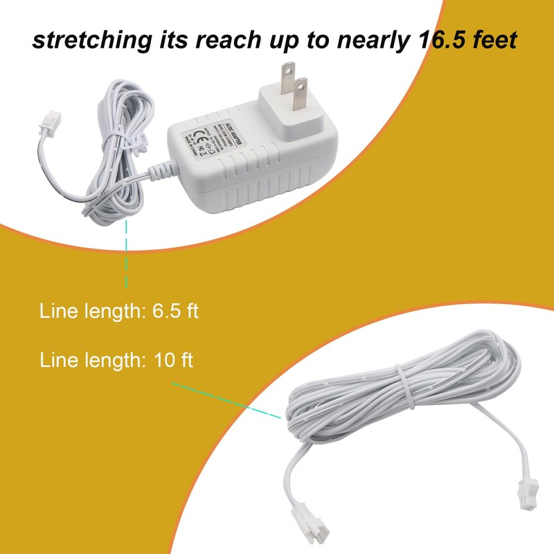 13.3V Charger Compatible with Somfy Sonesse Wirefree Plug-in Charger 9020672