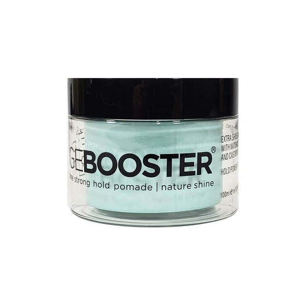 Edge Booster Style Factor Extra Shine Strong Hold Pomade 3.38 oz (NATURE SHINE)