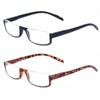Kerecsen Reading glasses 2 Pair Half Moon Half Frame Readers