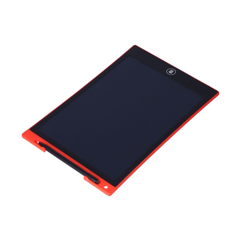 LCD Writing Tablet 10in Full Screen Replaceable Button Battery Red