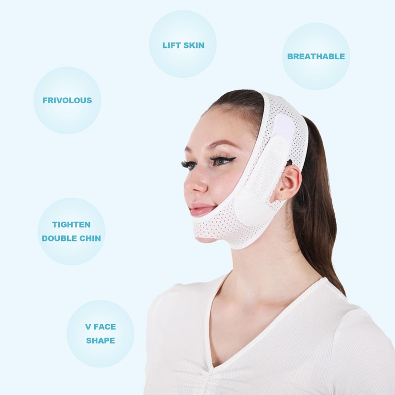 FUIPVGI Double Chin Reducer V Line Mask Cheeks Chin Lifting