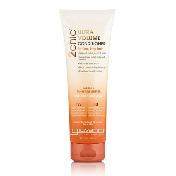 Giovanni 2Chic Tangerine and Papaya Butter Ultra-Volume Conditioner 250ml