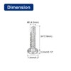 sourcing map #8-3/4" Self Drilling Screws, 120pcs 410 Stainless Steel