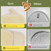 Natural Loofah Body Scrubber Exfoliator for Men Daily Deepcleaning (2Pack),Made
