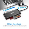 USB C USB3.0 Multi Card Reader, SD/TF/CF/Micro SD/XD/MS 7 in