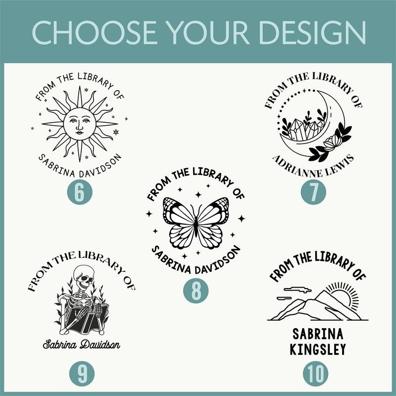 from The Library of Book Stamps | Custom Stamp |