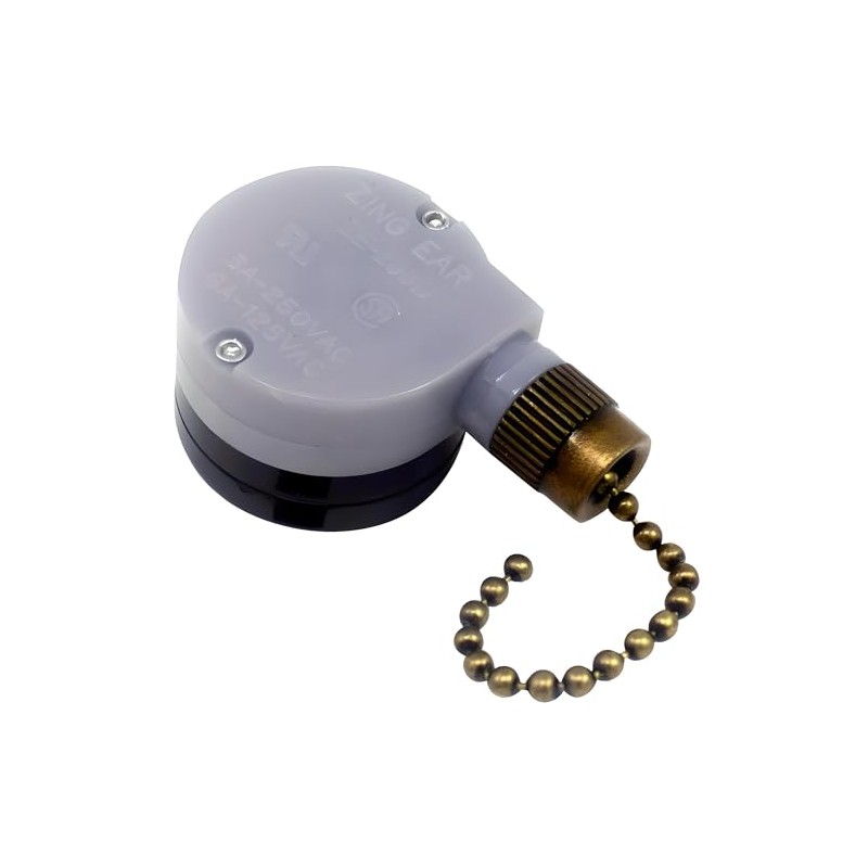 ZE-208D 3 Speed 5-8 Wire Pull Chain Ceiling Fan Switch