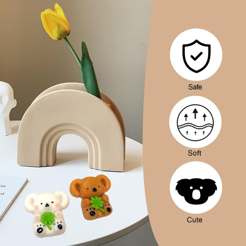 Landrain Pack of 2 Koala Squishy, Soft Squishies, Squishy Toy