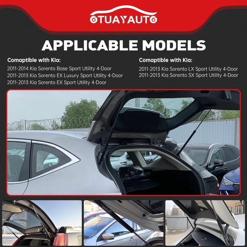 Replacement for 2011-2014 Kia Sorento Liftgate Lift Support - OTUAYAUTO