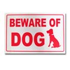Beware of Dog Red High Contrast Warning Safety Door Sign