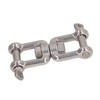 304 Stainless Steel Double Jaw Shackle Rustproof Universal Jaw Anchor