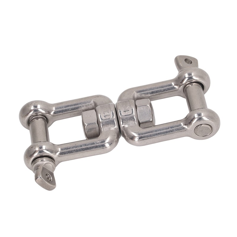 304 Stainless Steel Double Jaw Shackle Rustproof Universal Jaw Anchor