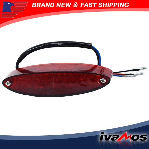 munirater Red Universal 28 LED Motorcycle ATV Buggy Brake Stop