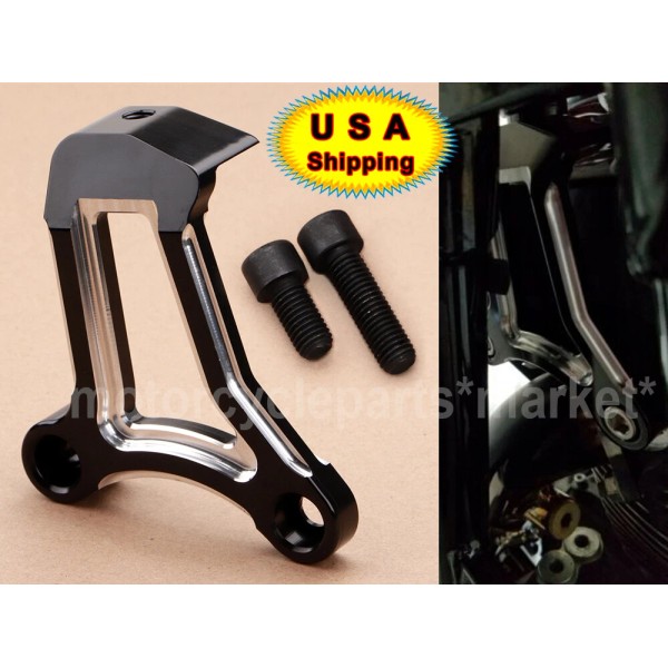 Unbranded US Shallowcut Billet Front Engine Mount Bracket For Harley