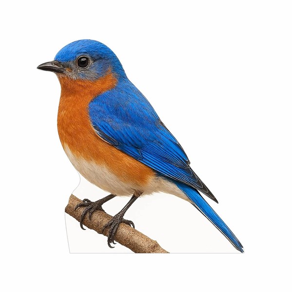 Bluebird Cardboard Cutout – 3FT Realistic Bluebird Standee for Parties,