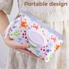Acpetdr 2Pcs Wet Wipes Bag Dispenser, EVA Wet Wipes Bag,