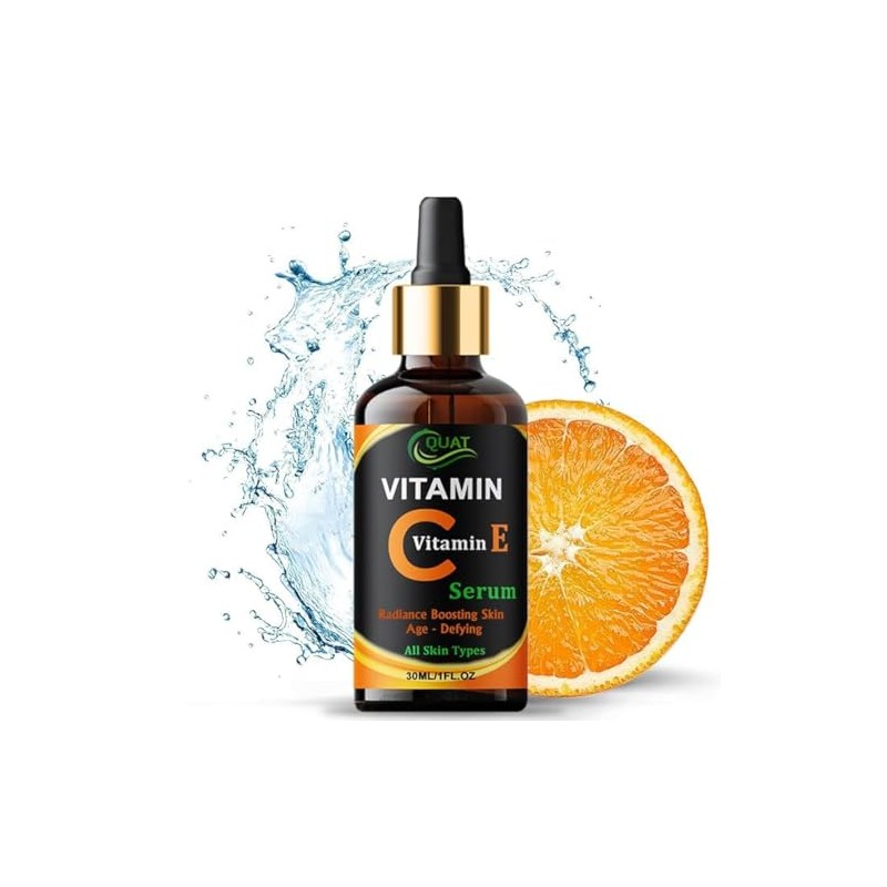 Quat Vitamin C & E Face Serum for Instant Result,