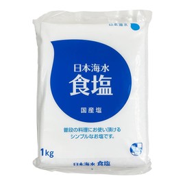 Nihon Kaisui Syokuen Japanese Sea Salt 1Kg (Pack of 2), Made from 100% Seawater from Setouchi Sea, MADE IN JAPAN