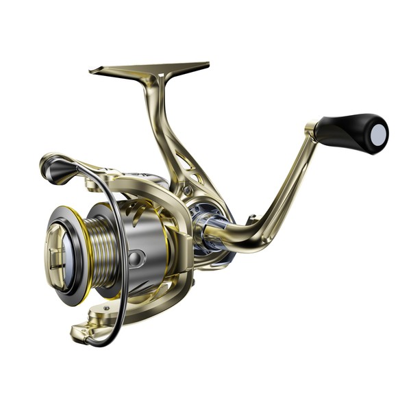 Divmystery Spinning Reel 1000-4000 | Graphite Body & Spool, 5.2:1