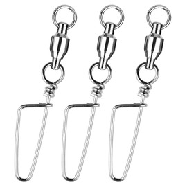 Atibin Fishing Swivels with Snaps for Sarkan Rolling Stream Snaps Fishing Jigging Coastlock Snaps Blue 140kg 25pcs