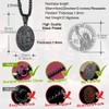 FaithHeart Catholic Saint Sebastian Necklace Old-School Sturdy Saint Chains Jewelry