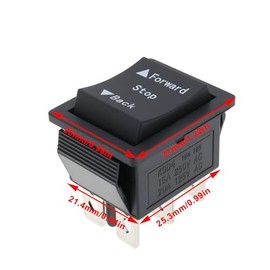 SG Store 4 Pack 31x25mm Forward Reverse Switch Compatible with Power Wheels F for 6V 12V 24V Electric Vehicle