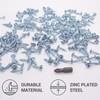 SKIR'CO (Pack of 100) Galvanised Steel 3.5 x 16mm Silver