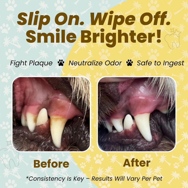 Cocopup Dog Teeth Cleaning Wipes Ear Nose Paws Fur Cleaner