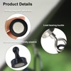 Joyan 4 Pcs Magnetic Hooks, Extra Strong Magnetic Hooks Black,