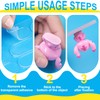 Aubeco 240pcs Adhesive Stick dots Double Sided Clear Museum Putty,