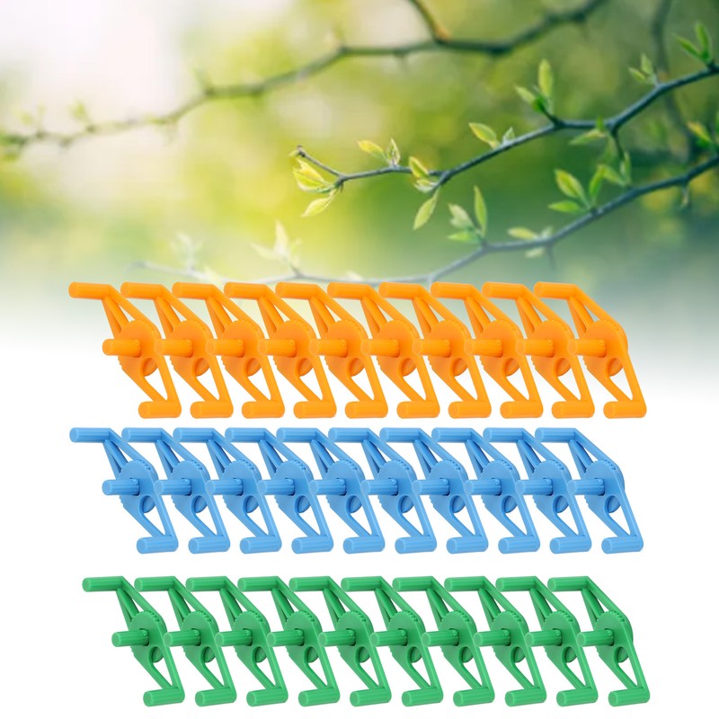 30pcs Low Stress Training Clips Adjustable Reusable Plastic Plant Stem