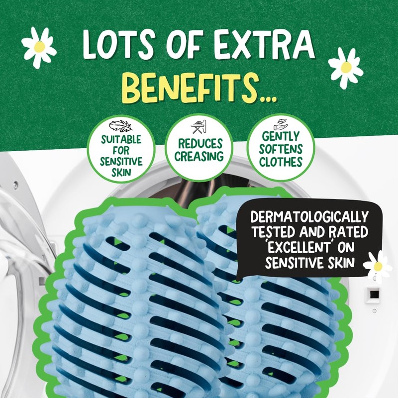 Ecoegg Dryer Balls – 2-Pack | Reduces Drying Time by