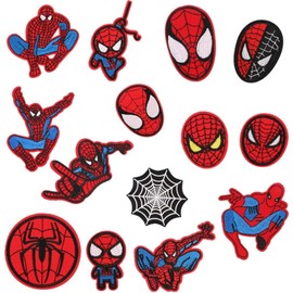 Iron on Patches for Clothing,14 Pieces Patches Embroidered Applique Patches, Sew on Iron on Patch Fabric Repair Path for Clothes Jeans Jackets Hats Shoes Backpacks