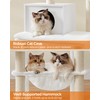 Feandrea Cat Tree, 54.3-Inch Modern Cat Tower for Indoor Cats,