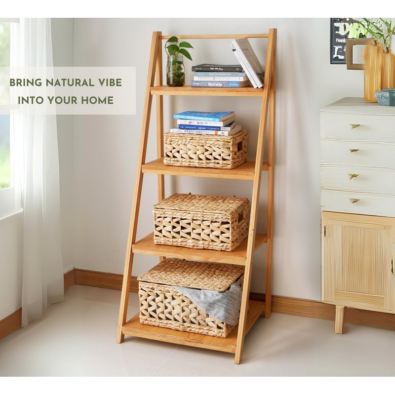 Chi An Home Wicker Storage Baskets with Lids (Open weave)