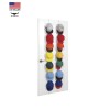 Jokari 2 Pack Over-the-Door Adjustable Cap Caddy Hat Rack Organizer