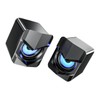 Gatuida 2pcs Compact Multimedia Speakers for Desktop and Laptop USB
